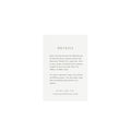 Elegant Slate Gray Wedding Details Card Template (4x6, Templett)