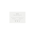 Elegant Slate Gray RSVP Card Template with Meal Icons (Digital Download)
