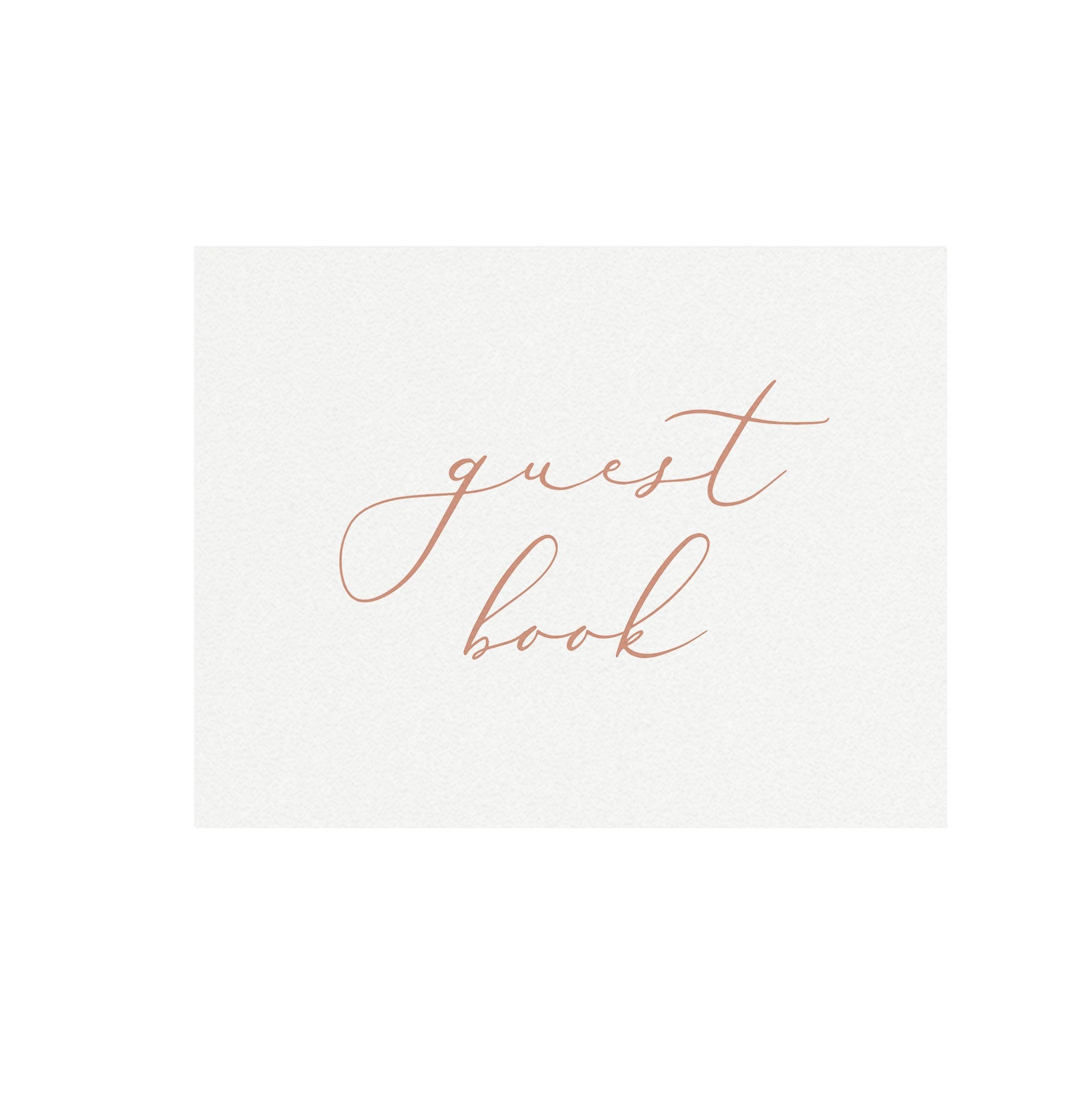 Blush Calligraphy Wedding Guest Book Sign (PDF Instant Download)