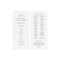 Elegant Wedding Program Template: Simple Classic Design (Instant Download)