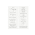 Catholic Wedding Program Template: Slate Gray Calligraphy (Instant Download)