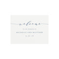 Navy Blue Wedding Welcome Sign: Calligraphy Template (Digital Download)