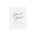 Calligraphy Wedding Guest Book Sign: Reese Template (Digital Download)