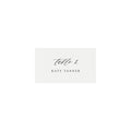 Reese: Escort Card Template, Folded, 3.5x2, Calligraphy Escort Card, Classic Wedding, Simply Editable Place Card, Templett Instant Download