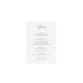 Minimalist Wedding Menu Template: Elegant Fine Art, 5x7 (Digital Download)