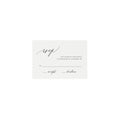 Calligraphy Wedding RSVP Card Template: Editable 3.5x5 (Instant Download)
