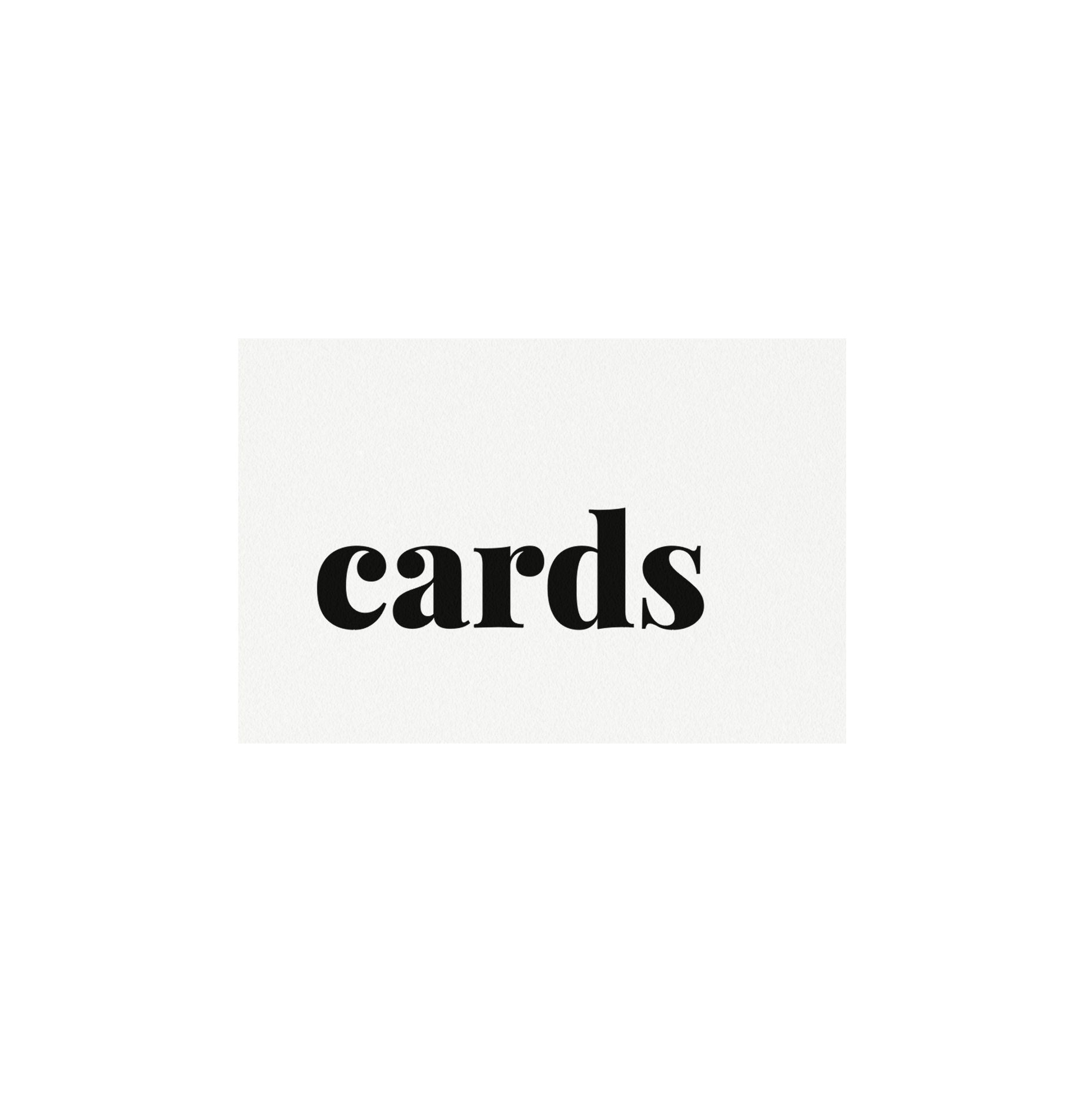 Fairfax Wedding Cards Sign: Modern Minimalist 4x6 (PDF Download)