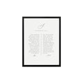 Wedding Vow Keepsake Template: 1st Anniversary Paper Gift (Digital Download)