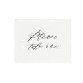 Calligraphy Please Take One Sign: Wedding Favor Printable (Digital Download)