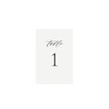 Calligraphy Table Number Template: 4x6 Printable (Instant Download)