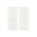 Rose Gold Catholic Wedding Program Template: Calligraphy (Printable, Instant Download)