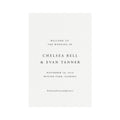 Classic Wedding Welcome Sign Template: 24x36 Printable (Instant Download)