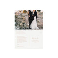 Blush Wedding Photo Thank You Postcard: Calligraphy Template (Digital Download)