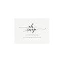 Oh Snap Wedding Social Media Sign Template: Calligraphy Printable (8x10) (Instant Download)