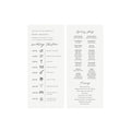 Wedding Timeline Program: Reese Template with Icons (Instant Download)