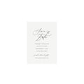 Calligraphy Save the Date Template: 5x7 Printable (Instant Download)