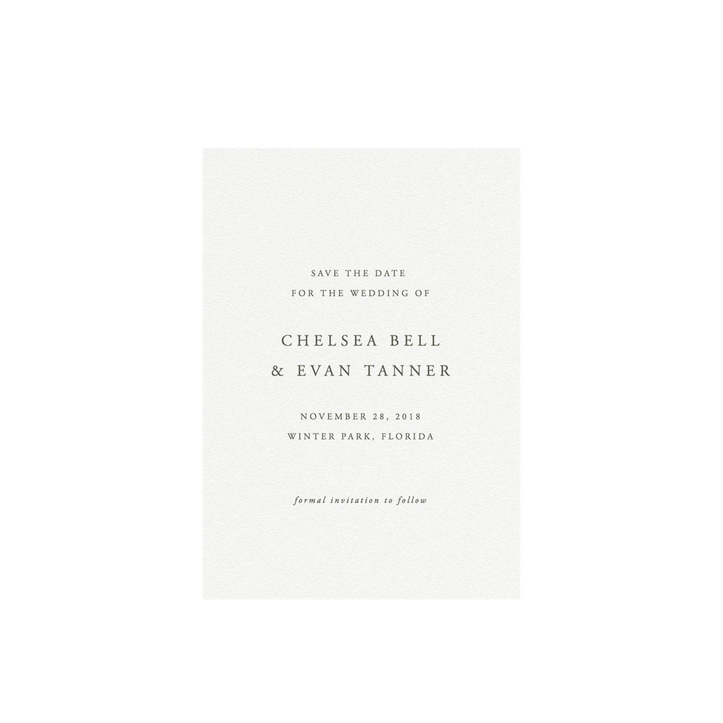 Elegant Serif Wedding Save the Date Template: Gardner Suite (DIY Instant Download)