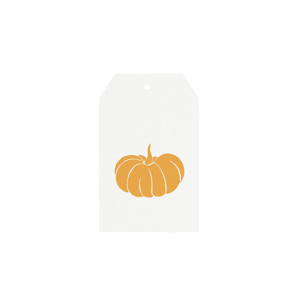 Pumpkin Gift Tag, Autumn Favor Tag (Printed or Printable)