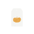 Pumpkin Gift Tag, Autumn Favor Tag (Printed or Printable)