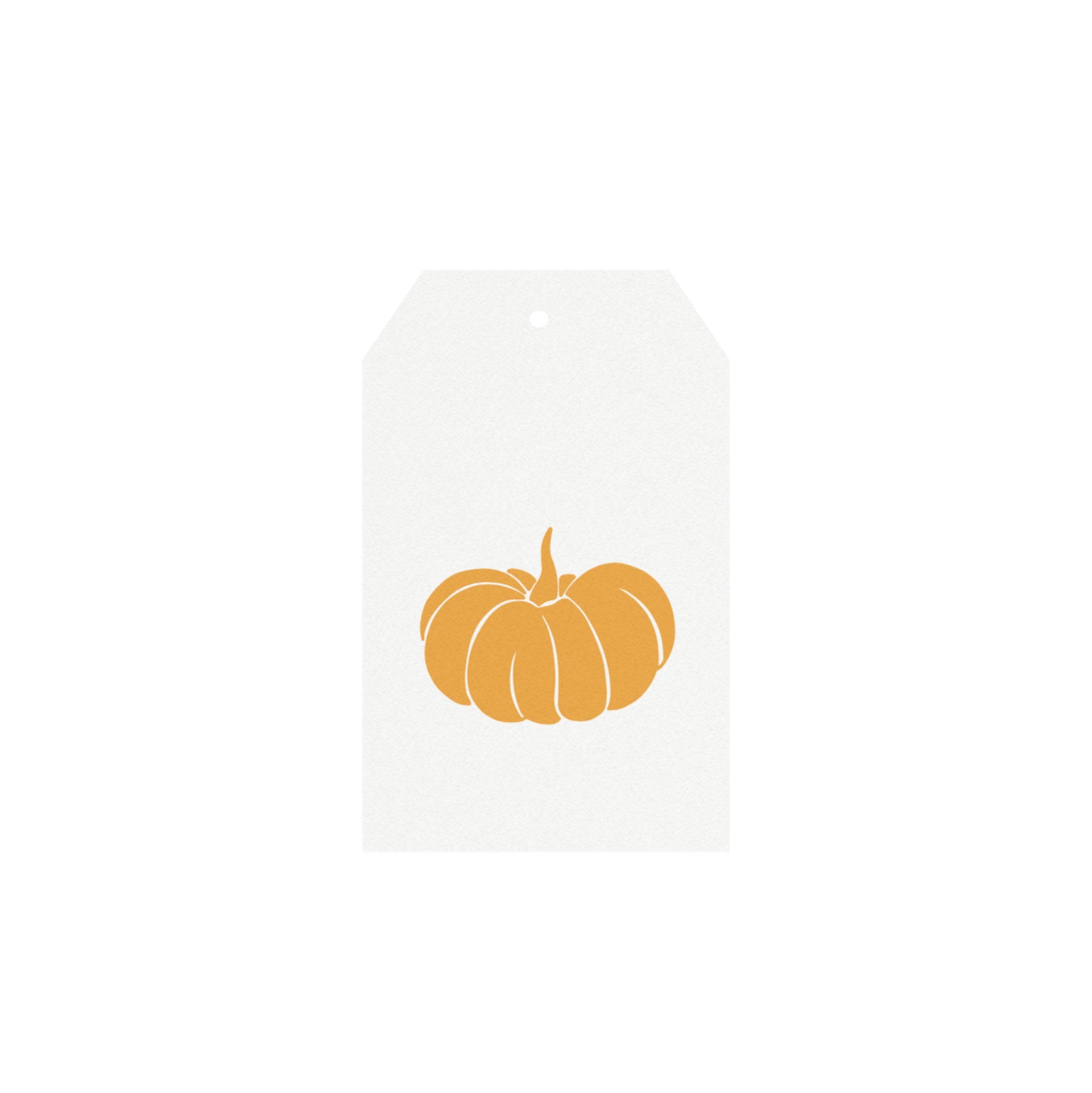 Pumpkin Gift Tag, Autumn Favor Tag (Printed or Printable)