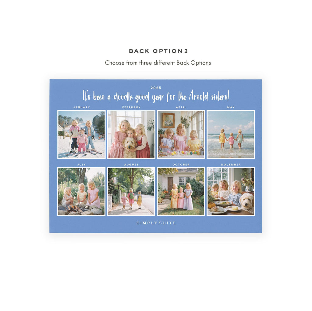 PRINTABLE Goldendoodle Christmas Card Template | Photo Holiday Card | Printing Upgrade Available | 2501