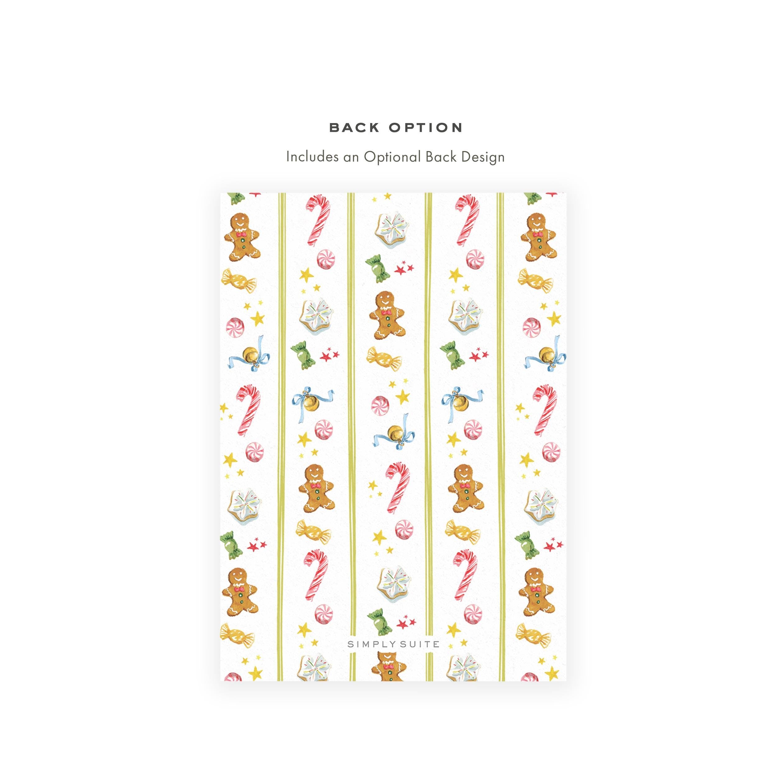 Gingerbread Sweets Gift Card Holder Template (Printable)