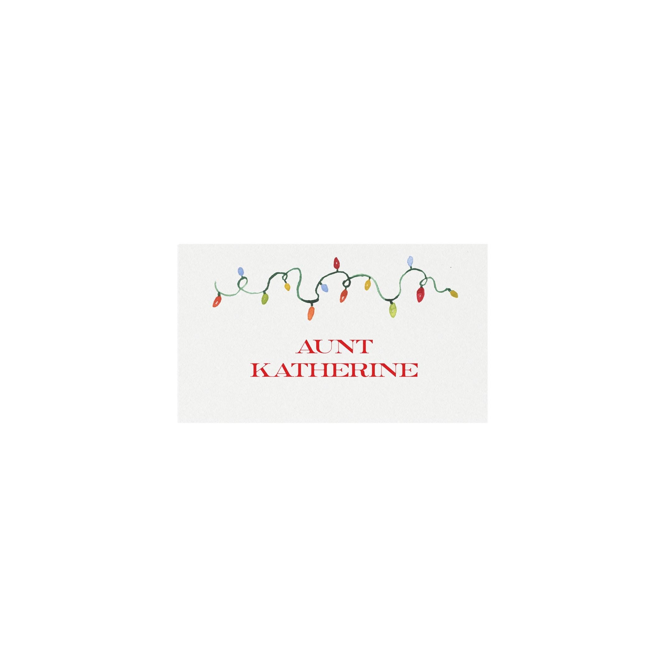 PRINTABLE Place Card or Food Card Template | Tented and Flat | Editable on Corjl