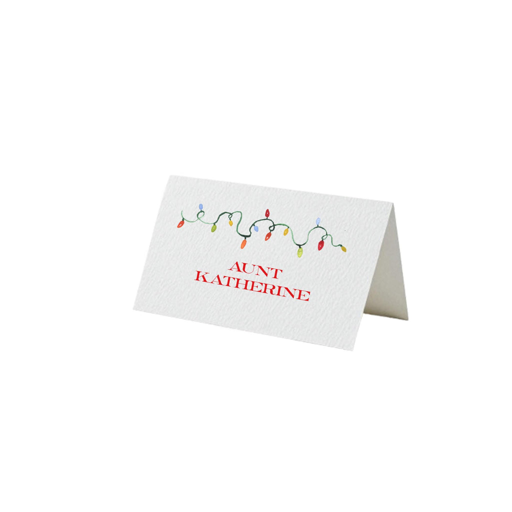 PRINTABLE Place Card or Food Card Template | Tented and Flat | Editable on Corjl