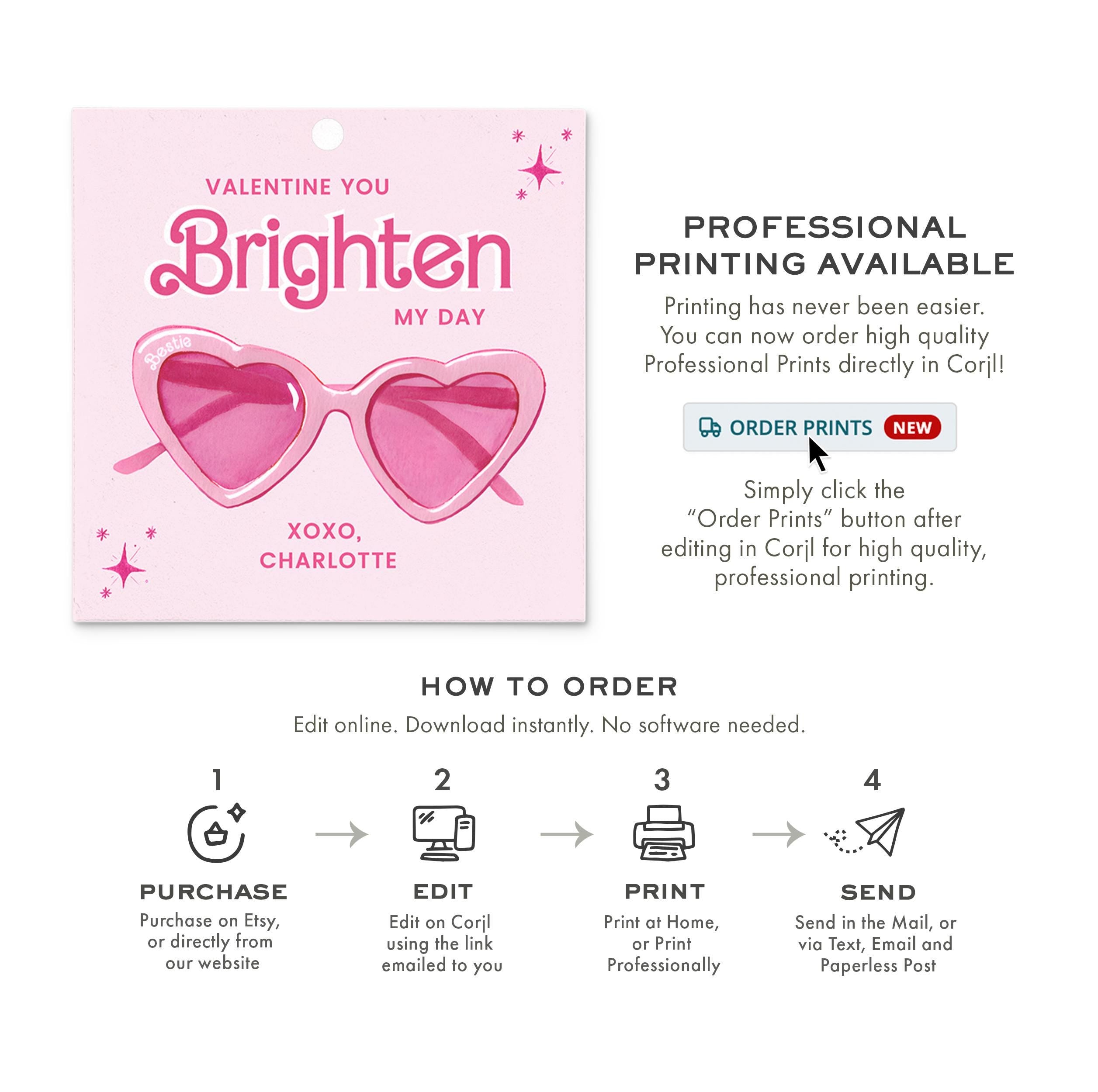 3x3 Barbie Valentines