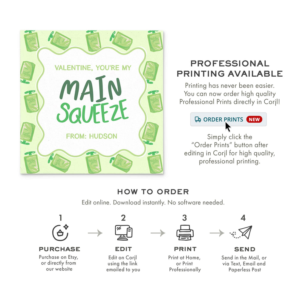 3x3 Gogo Squeeze Valentine