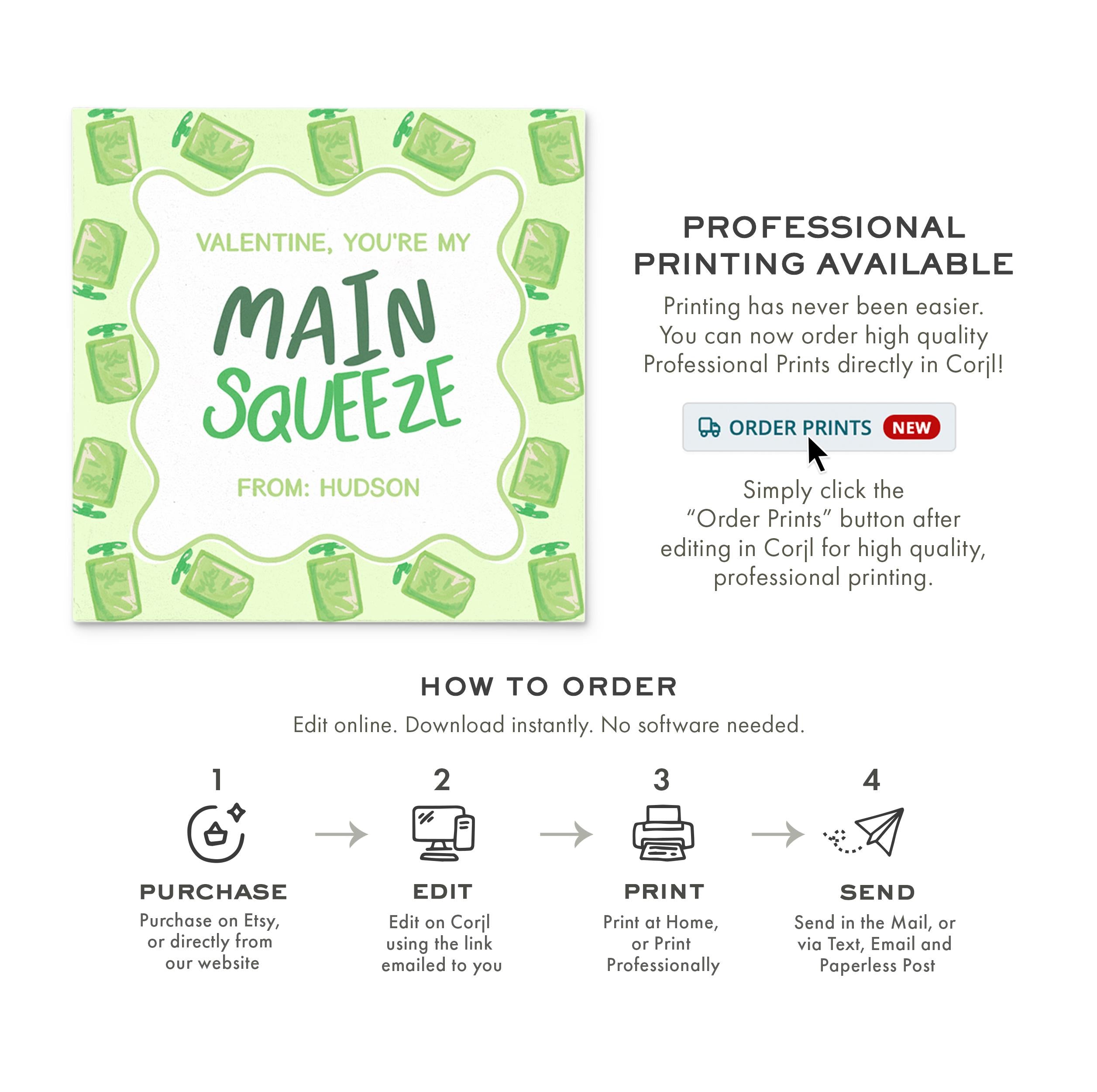 3x3 Gogo Squeeze Valentine