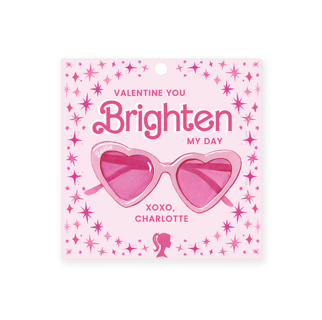 3x3 Barbie Valentine Tag