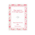 5x7 Floral Bow Teacher Valentine