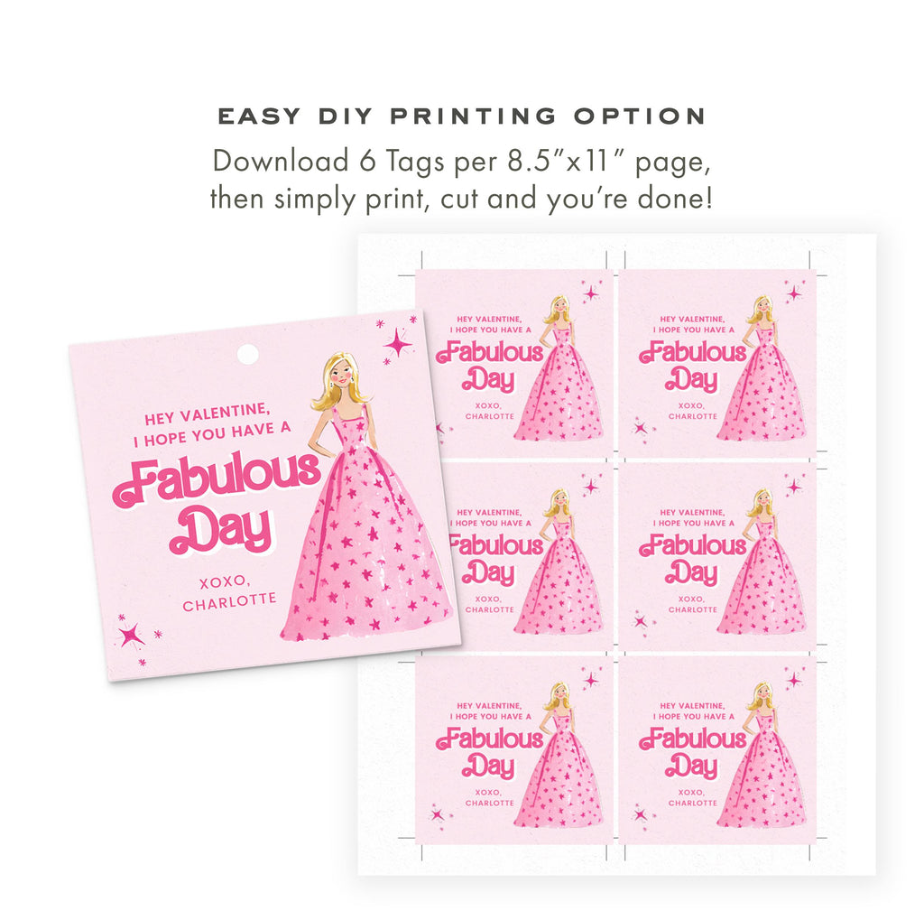 3x3 Barbie Valentine