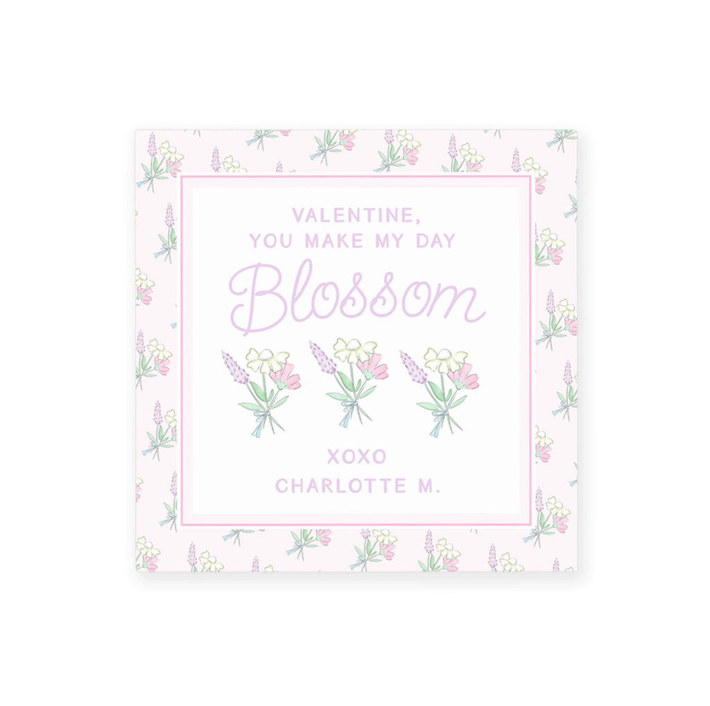 3x3 Floral Valentine Printable